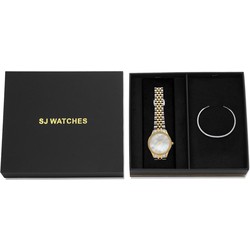 LW Collection SJ WATCHES Geschenkset MEAUX Horloge 32mm + Armbandje