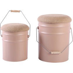 Kruk Buckets - Zachtbruin - Ø31cm