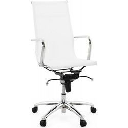 Moderne bureaufauteuil AIR 68x68x113 cm Wit