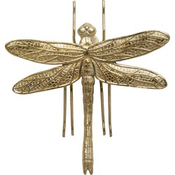 Kare Wanddecoratie Dragonfly 17x17cm