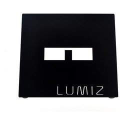 Tafelstandaard plaat 20 x 20 cm zwart - Lumiz