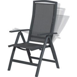 Saphir verstelbare stoel - carbon black - antraciet