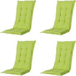 Madison -  Tuinstoelkussen Lage Rug Panama lime - Ca. 105x50 cm - Set van 4