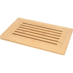 Excellent Houseware - Brood snijplank met kruimel opvangbak - bamboe hout - 38 x 24 x 2 cm - Snijplanken