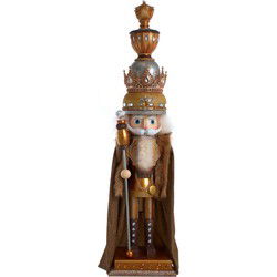 Notenkraker koning l91cm goud