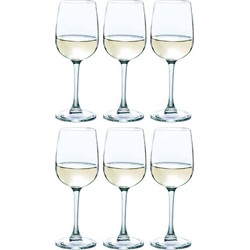 12x Wijnglas/wijnglazen Versailles voor rode wijn 280 ml - Wijnglazen