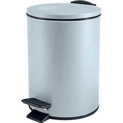 Spirella Pedaalemmer Cannes - ijsblauw - 3L - metaal - 17 x 25 cm - Pedaalemmers