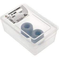 Deurbuffers rubber 35mm grijs 2st