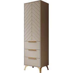 Meubella Kledingkast Xiano - Beige - 53 cm