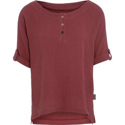 Knit Factory Nena Top - Stone Red - M