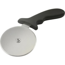 Decopatent® PRO Pizzaroller - RVS Pizzasnijder met kunststof handvat - Pizzames - Pizza snijder - Pizzaverdeler - Pizza roller 10Ø