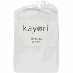 Kayori Oyasumi Kussensloop 60x70 - 2 stuks - Wit