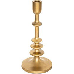 Atmosphera kaarsen kandelaar - dinerkaarsen - goud - H26 cm - kaars kandelaars
