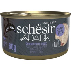 Schesir after dark kat kip&eend pate 80gr