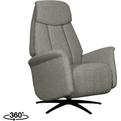 LABEL51 Fauteuil Oslo - Truffel grijs - Boucle - One Size