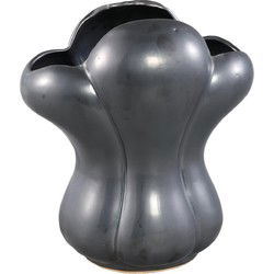 PTMD Vaas Mellie - 26x18x29 cm - Keramiek - Zwart