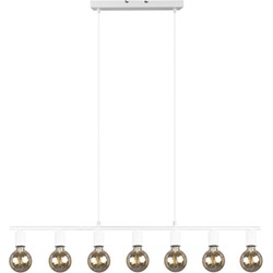 Moderne Hanglamp  Vannes - Metaal - Wit