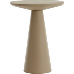 Light&living Bijzettafel 45x45x59 cm ABALA mat taupe