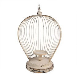 Clayre & Eef Windlicht Beige Metaal