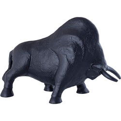 PTMD Decoratieve Standbeeld Ebeny - 29x11x20 cm - Aluminium - Zwart