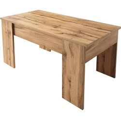 Meubella - Salontafel Malia - Eiken 2 - 100 cm
