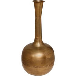 PTMD Rika Vaas Antiek - H73 x Ø30 cm - Ijzer - Koper