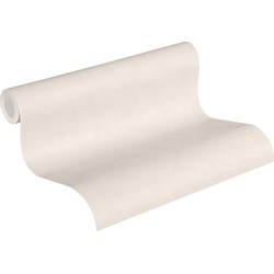 A.S. Création behang effen crème - 53 cm x 10,05 m - AS-374431