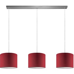 hanglamp beam 3 bling Ø 25 cm - rood