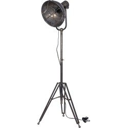 BePureHome Spotlight Staande Vloerlamp - Metaal - Grijs - 167x54x45