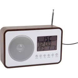 Karlsson - Wekker FM Radio - Donker hout
