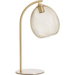 Light & Living - tafellamp - Moroc - goud - metaal - bureaulamp - E27 - 1880885