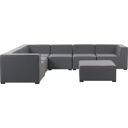 Beliani AREZZO - Loungeset-Grijs-Polyester