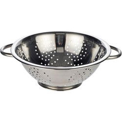 Vergiet - 28 cm - RVS - 2 handvaten - keuken vergiet/zeef - Keukenzeefjes
