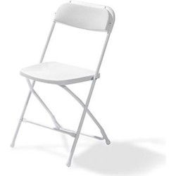 Klapstoel budget Cannes wit (set van 20 stuks)