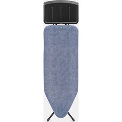 Strijkplank C, 124x45 cm, solide stoomunithouder - Denim Blue
