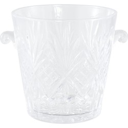 PTMD Glas Glass - 23x17x17 cm - Glas - Transparant