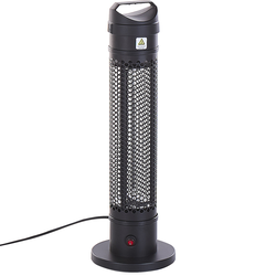 Beliani KRAKATOA - Terrasverwarmer-Zwart-Aluminium