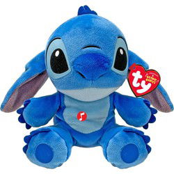 TY Beanie Babies Disney Knuffel Stitch 15 cm + Geluid