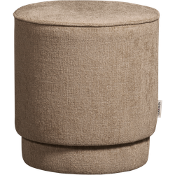 vtwonen Pearl Poef - Mud - Mud Melange - 45xØ40
