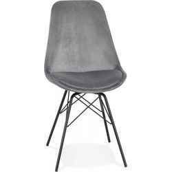 ZAZY design stoel 45x55x83 cm Grijs