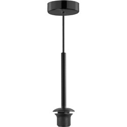 Highlight - Bellini - Hanglamp - E27 - 10 x 10  x 130cm - Zwart