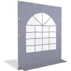 Partytent PVC Premium zijwand partytent met raam 2m breed - 2m hoog