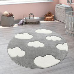 Kindervloerkleed - Cosena - Grijs - 120x170 cm