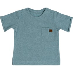 Baby's Only T-shirt Melange - Stonegreen - 50 - 100% ecologisch katoen