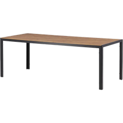 Aaron tuintafel polywood bruin - 205 x 90 cm