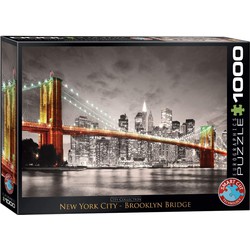 Eurographics Eurographics puzzel New York City Brooklyn Bridge - 1000 stukjes