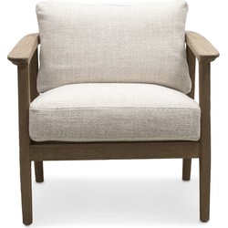 Riviera Maison Goa Lounge Armchair incl Cushions - Essenhout - 82.0x84.0x73.0 cm