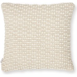 Kave Home - Mascarell kussenhoes katoen en polypropyleen wit 45 x 45 cm