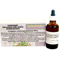 WORLD OF HERBS FYTOTHERAPIE COPROFAGIE ONTLASTING ETEN 50 ML