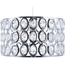 Beliani TENNA - Hanglamp-Zilver-IJzer